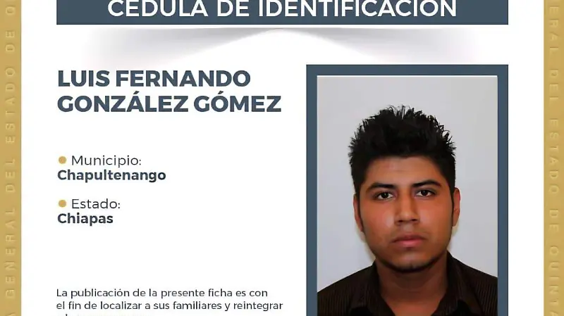 Cédula de ID LUIS FERNANDO